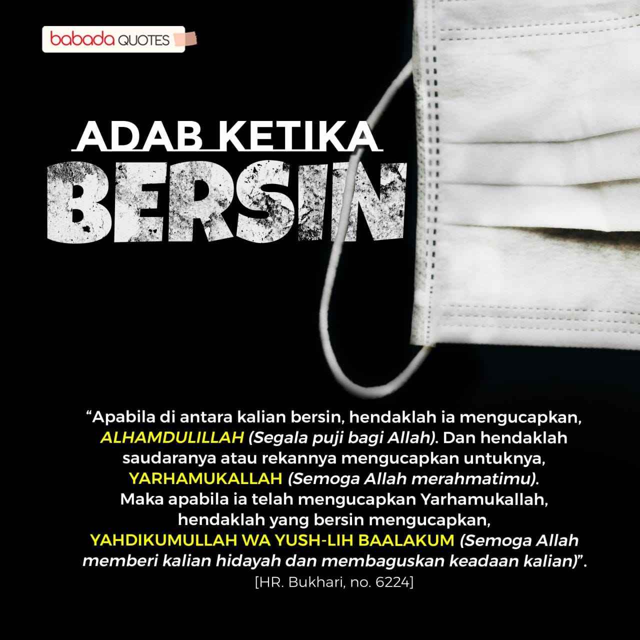 Memahami Adab Bersin Sesuai dengan Ajaran Sunnah Nabi